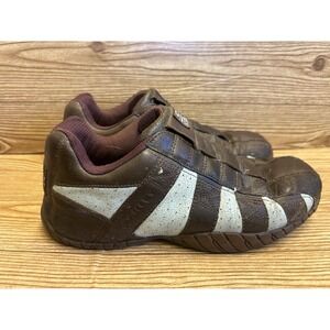 OAKLEY‎ Tactical Field Gear Shoes Brown White Leather Men's US 10 Vintage *read*